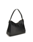Prada Aimée Medium Leather Shoulder Bag - Black