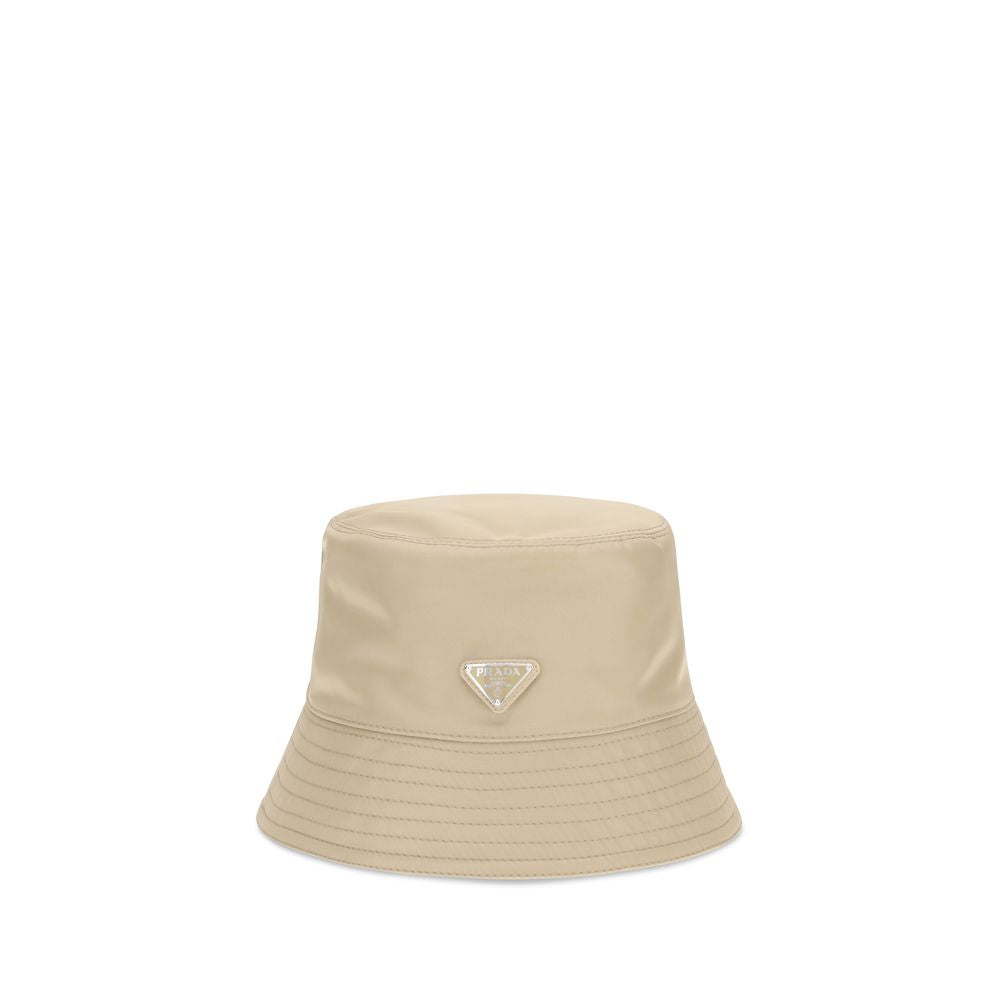 Prada Re-Nylon Bucket Hat - Beige