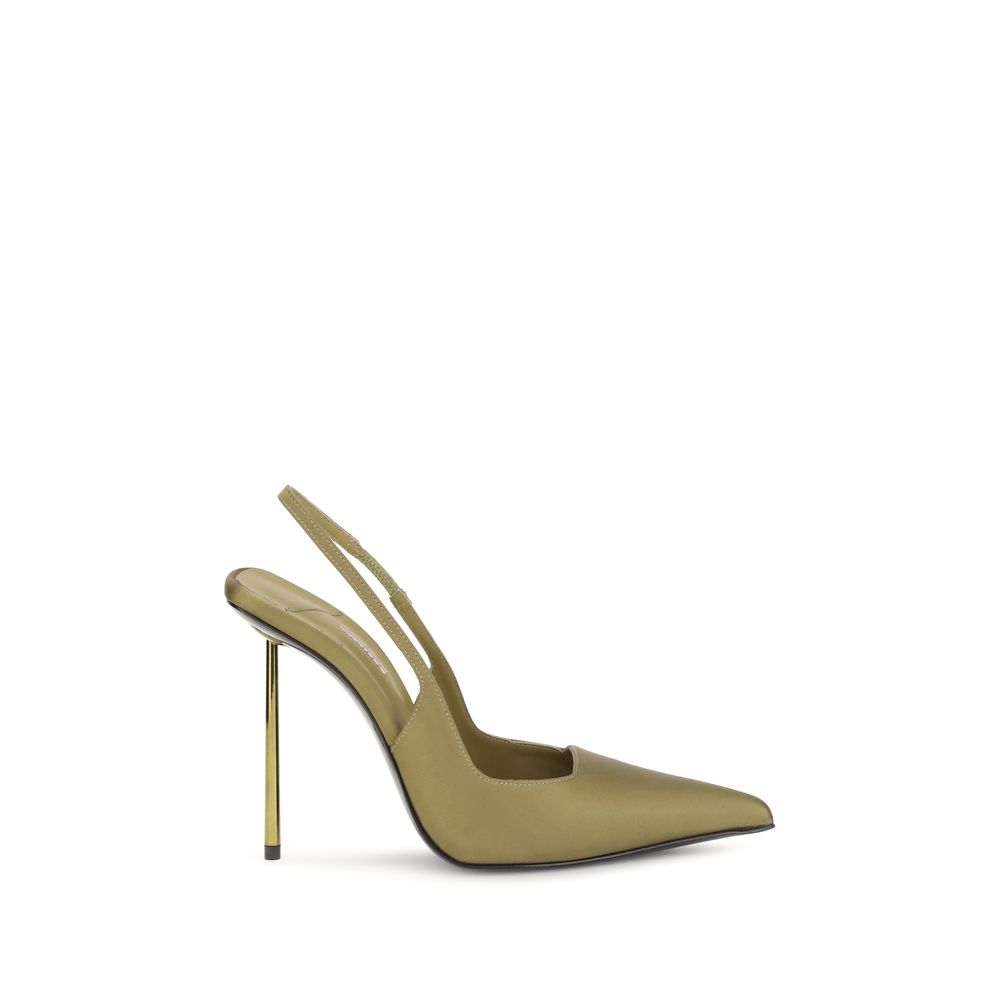 LE SILLA Amelia Silk Slingback Pumps
