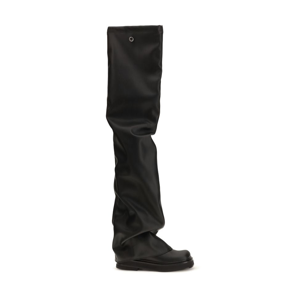 The Attico Over The Knee Robin Boots - Black