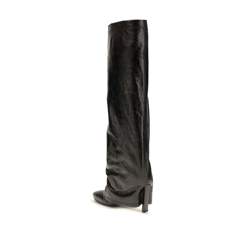 The Attico Knee High Boots - Black
