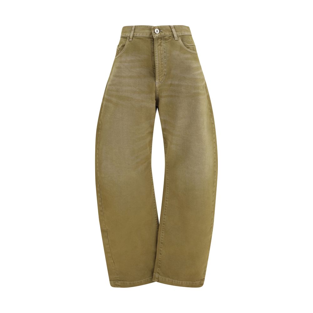 The Attico Color Denim Jeans - Brown