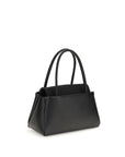 Prada Leather Top Handle Bag - Black