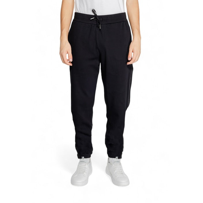 Armani Exchange Logo All Black Joggers 100% Cotton