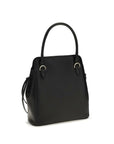 Prada Leather Carry Mini Handbag - Black