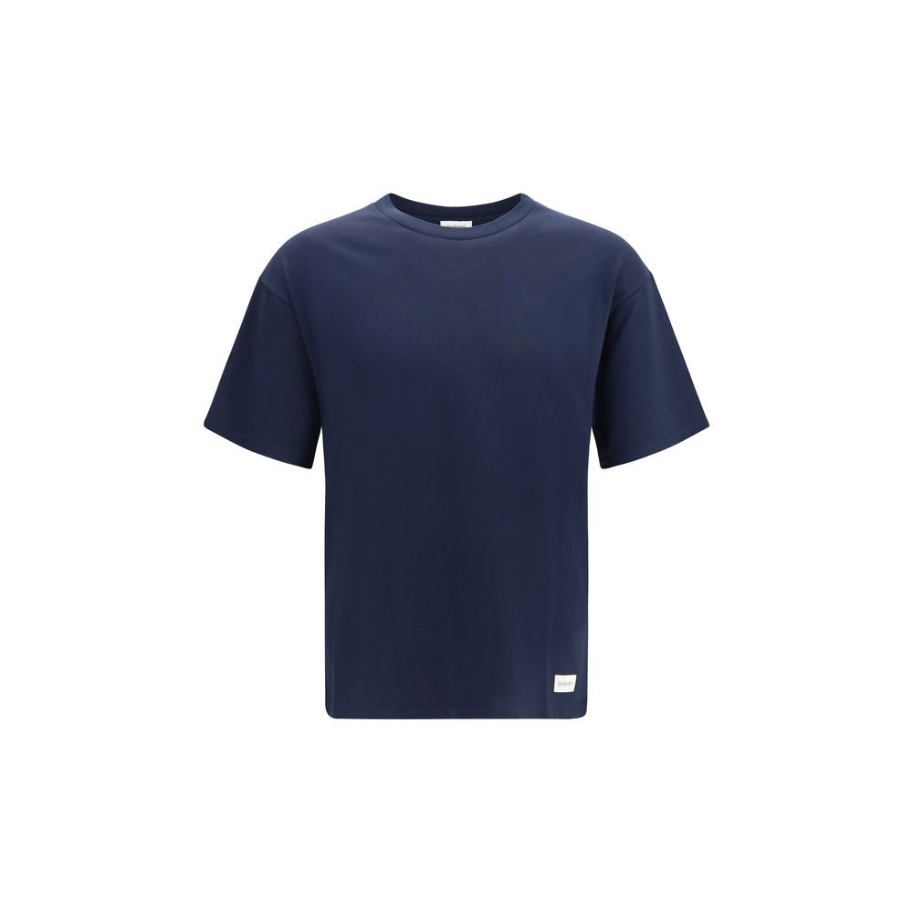 Saint Laurent Cotton Crewneck T-Shirt - Blue