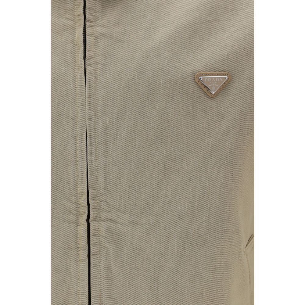 Prada Blouson Jacket - Beige