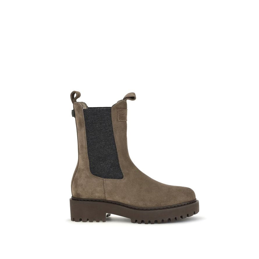 Brunello Cucinelli Chelsea Ankle Boots Precious Loop