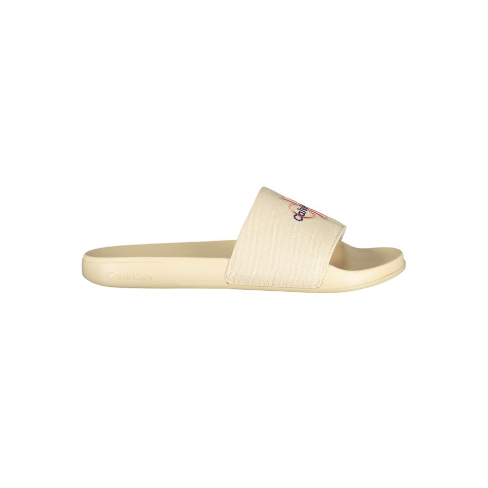 Calvin Klein Slides - Cream/Off White