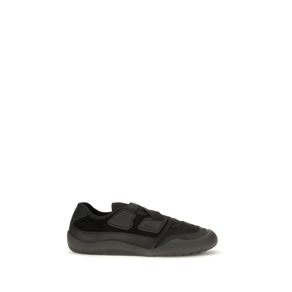 Prada Re-Nylon Low Top Sneakers - Black
