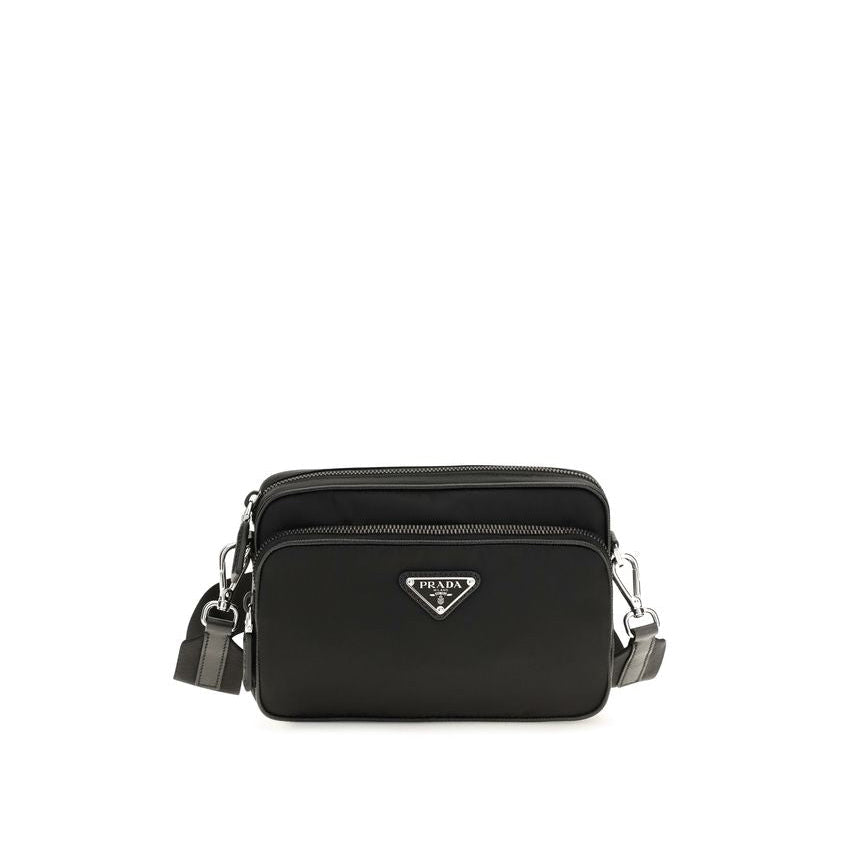 Prada Re-Nylon Bandoliera Shoulder Bag - Black