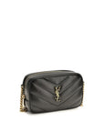 Saint Laurent Lambskin Daytona 7 Shoulder Bag - Black