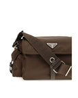 Prada Re-Nylon Pattina Shoulder Bag - Brown