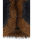 Self-Portrait Alpaca Blend Faux Fur Cardigan - Deep Blue