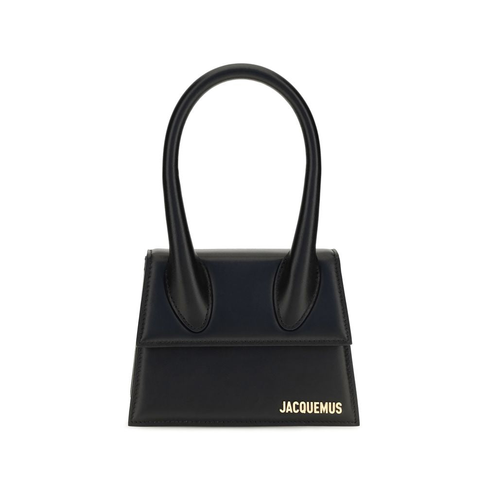 Jacquemus Leather Le Chiquito Medium Bag - Black