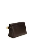Jacquemus Lambskin Leather Rond Carré Bag - Brown