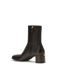 Prada Leather Heeled Ankle Boots - Brown