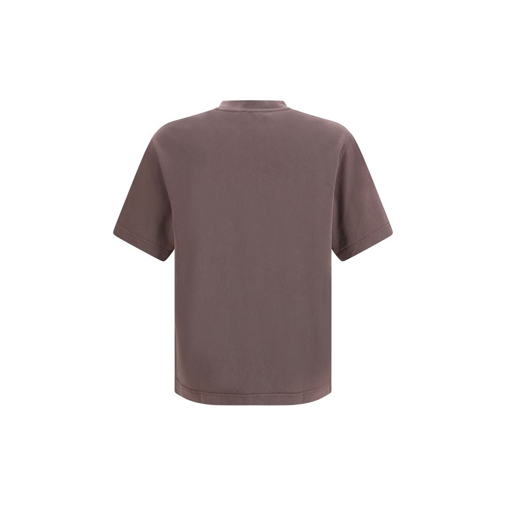 Jacquemus Logo Cotton T-Shirt - Mocha Brown