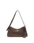 Prada Leather Aimée Shoulder Bag - Brown