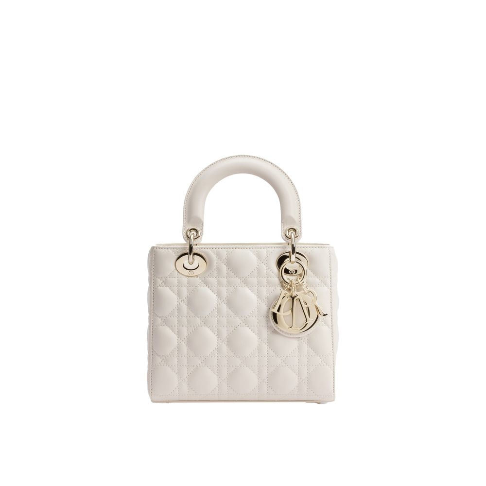 Dior Small Lady Dior My ABCDior Bag - White