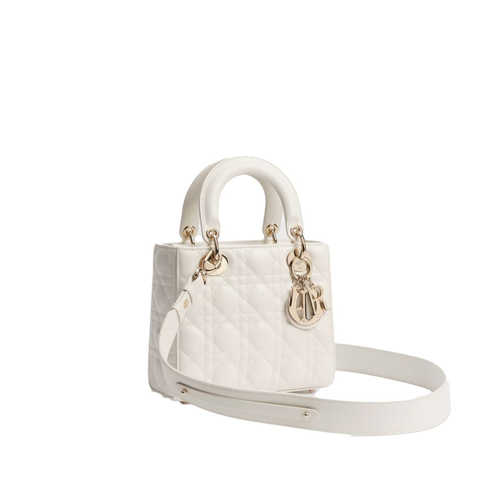 Dior Small Lady Dior My ABCDior Bag - White