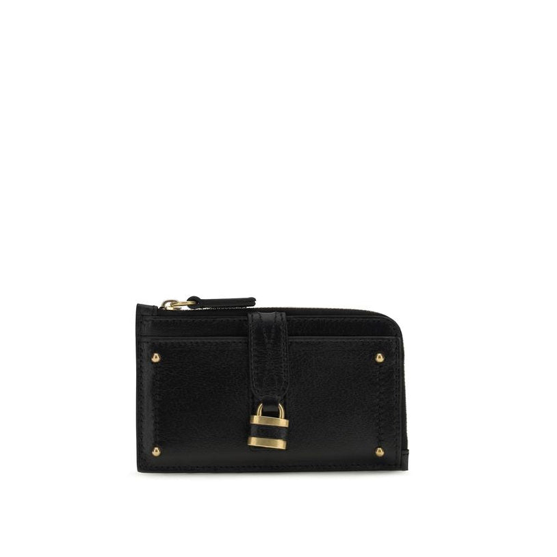 Chloé Paddington Leather Wallet - Black