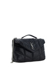 Saint Laurent Quilted Puffer Toy Leather Shoulder Bag - Black