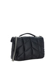 Saint Laurent Quilted Puffer Toy Leather Shoulder Bag - Black
