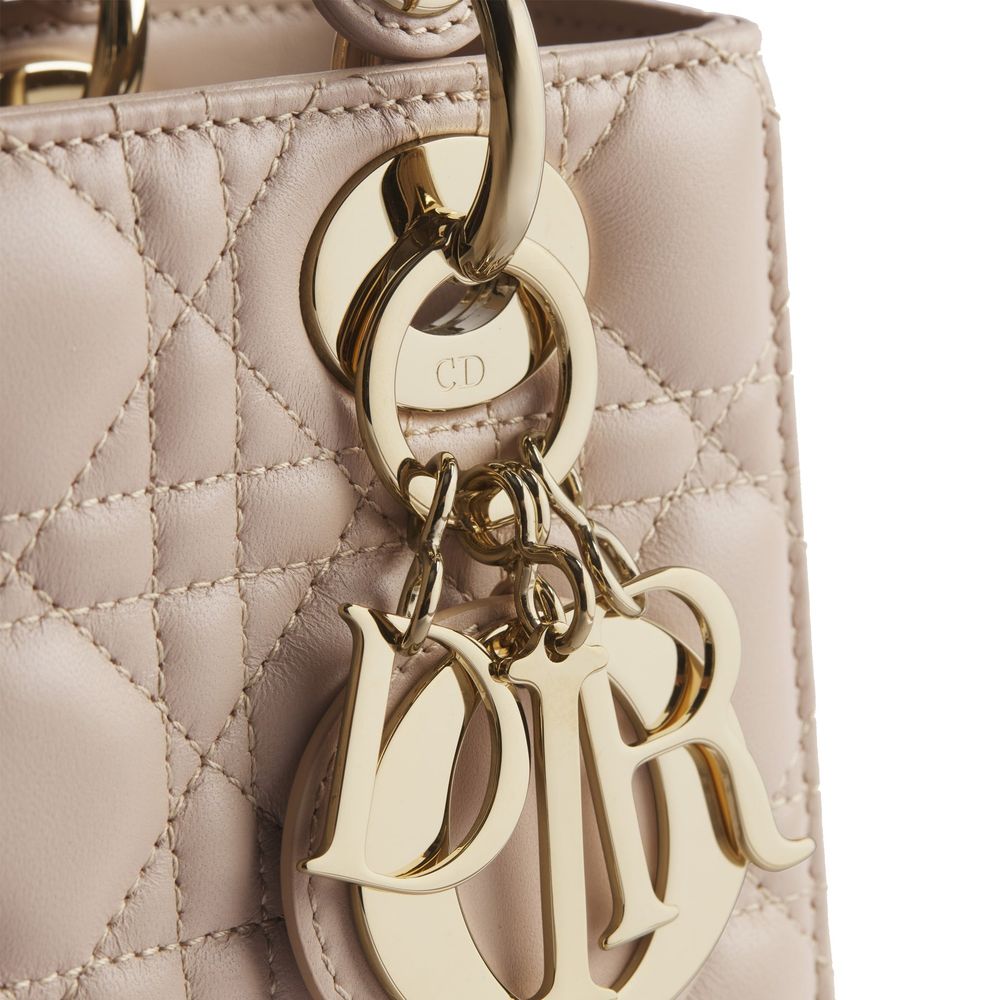 Dior Small Lady Dior My ABCDior Bag - Beige