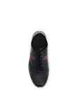 Gucci Stretch Coda Leather Low Top Sneakers - Black