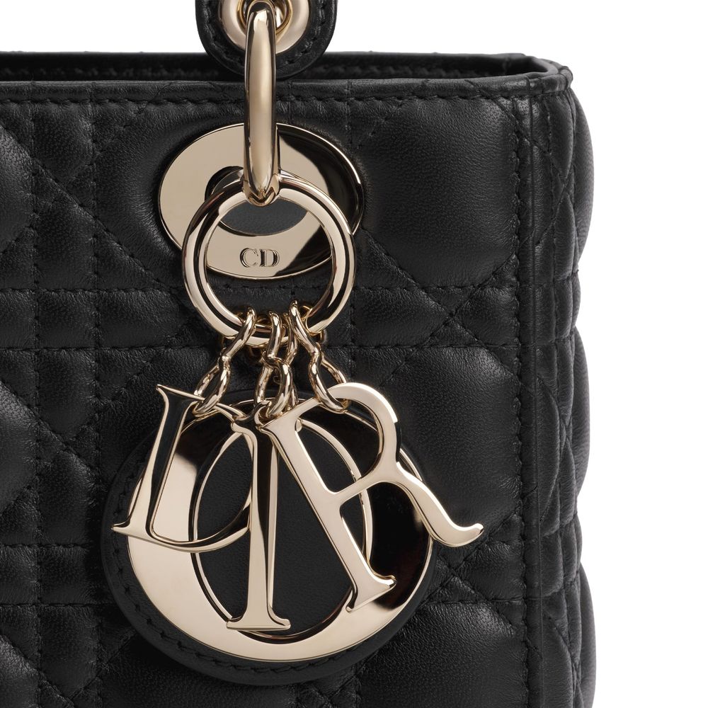 Dior Small Lady Dior My ABCDior Bag - Black