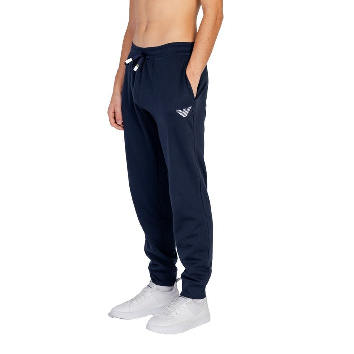 Emporio Armani Logo Cotton-Blend Jogger Sweatpants