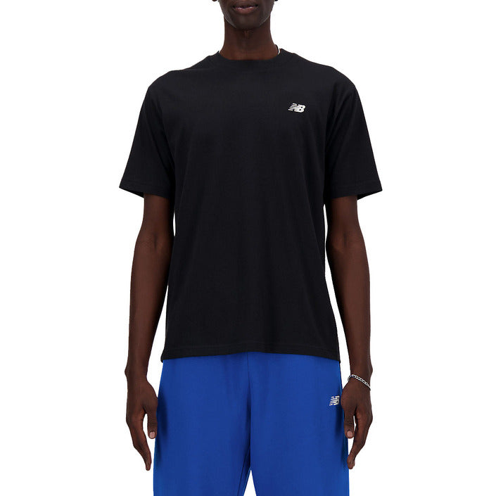 New Balance Logo 100% Cotton Athleisure T-Shirt - black