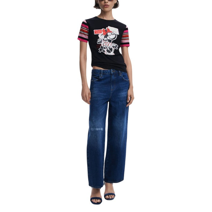 Desigual x Mickey Mouse Short Sleeve Cotton Top