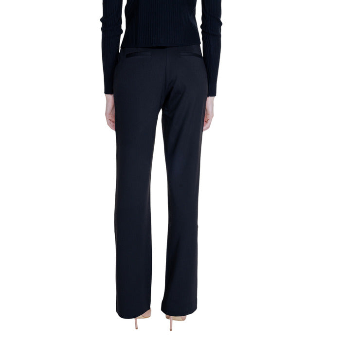 Guess Minimalist Boot Cut Black Suit Pants