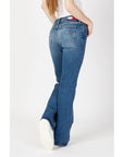 Tommy Hilfiger Jeans Logo Wide Leg Medium Wash Jeans