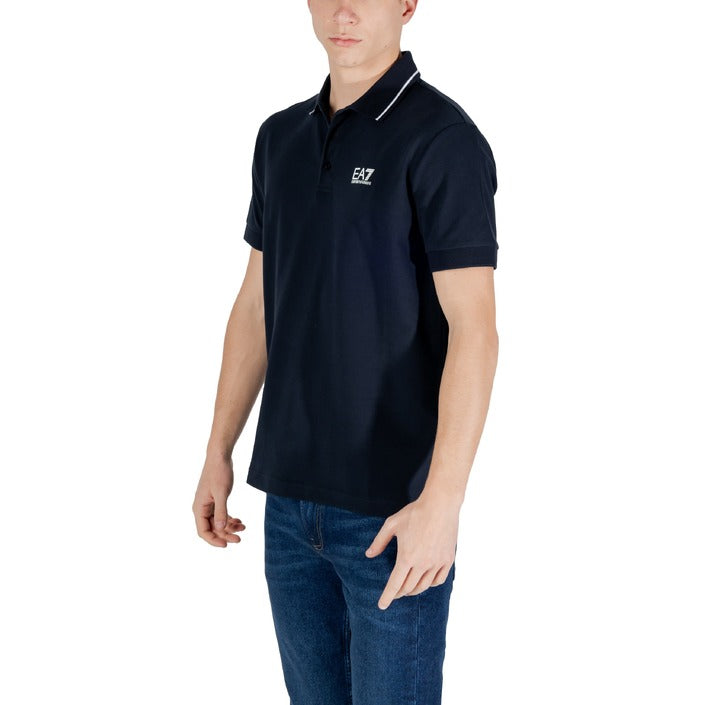 EA7 By Emporio Armani Logo Cotton Polo Shirt