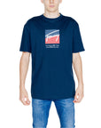 Tommy Hilfiger Jeans Logo 100% Cotton T-Shirt - blue 
