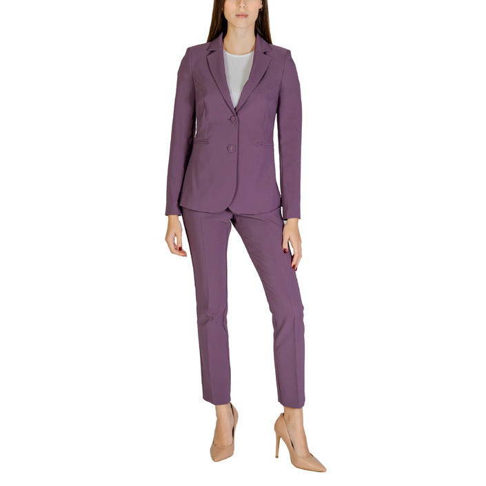 Sandro Ferrone Purple Two-Button Blazer