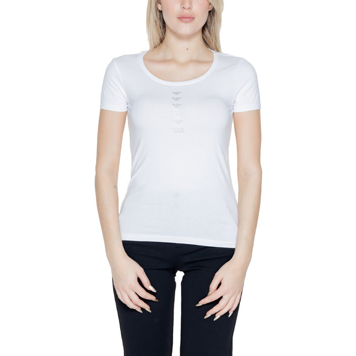 EA7 By Emporio Armani Cotton-Rich Fitted Top - 2 Shades