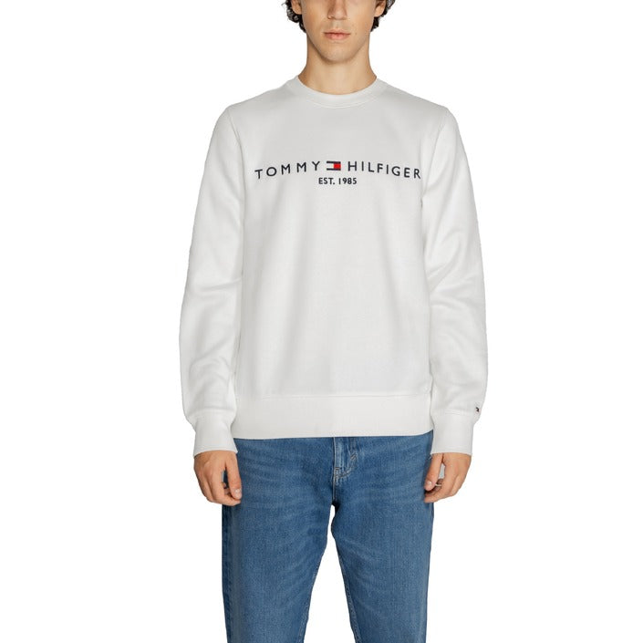 Tommy Hilfiger Logo Organic Cotton-Blend Crewneck Sweatshirt