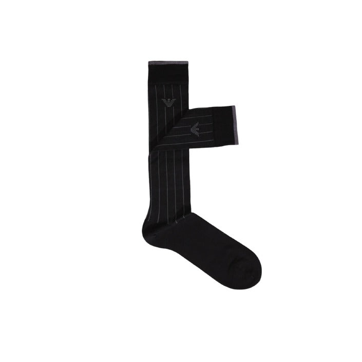 Emporio Armani Logo High Socks Cotton-Blend - 1 Pair