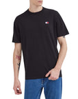 Tommy Hilfiger Jeans Logo Pure Cotton T-Shirt - Black