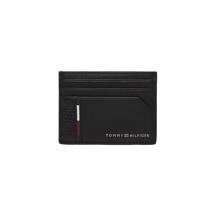 Tommy Hilfiger Logo Genuine Leather Slim Cardholder Wallet