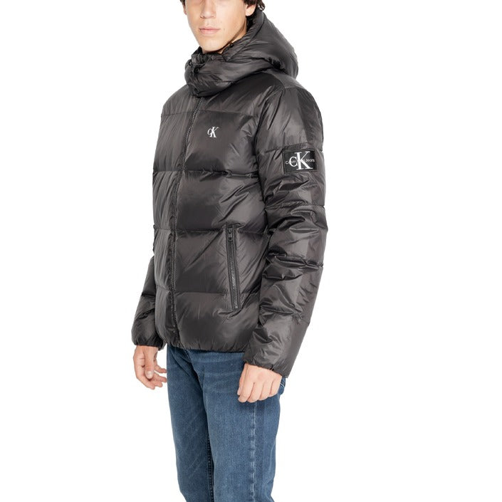 Calvin Klein Jeans Logo Hooded Puffer Jacket