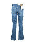 Guess Logo Light Wash Flared-Boot Cut Jeans