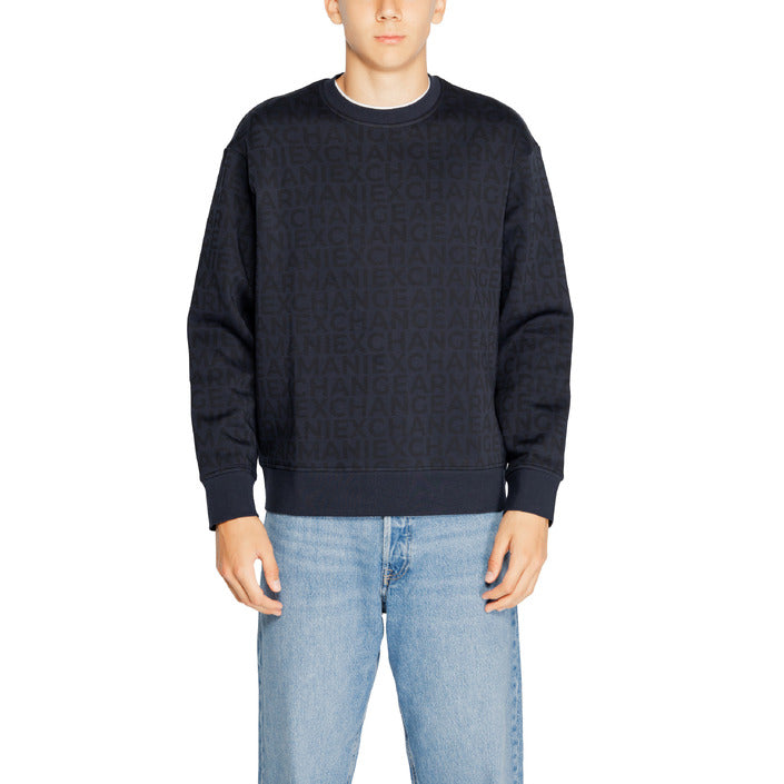 Armani Exchange Minimalist Cotton Crewneck Sweatshirt