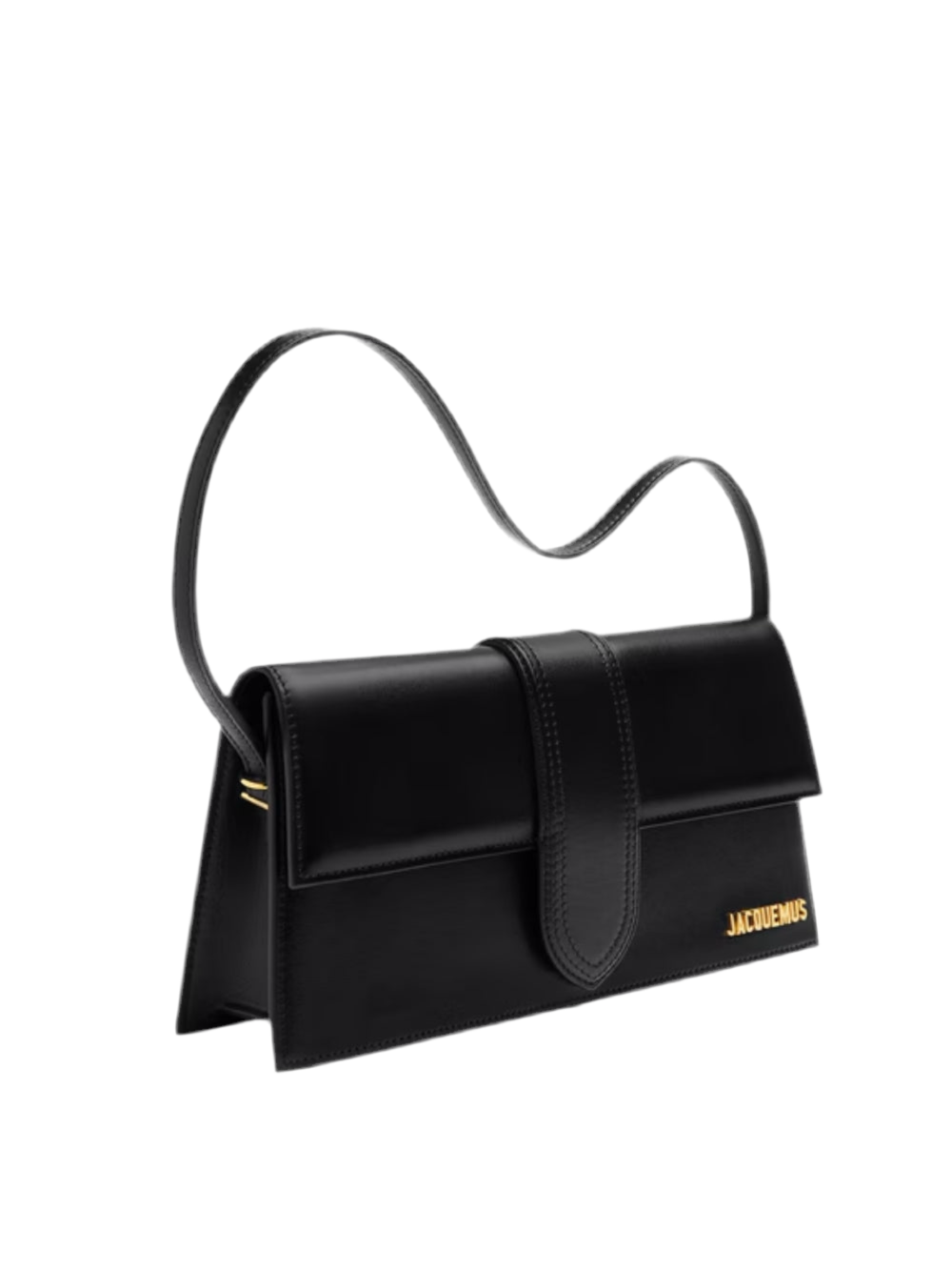 Jacquemus Black Leather Le Bambino Long