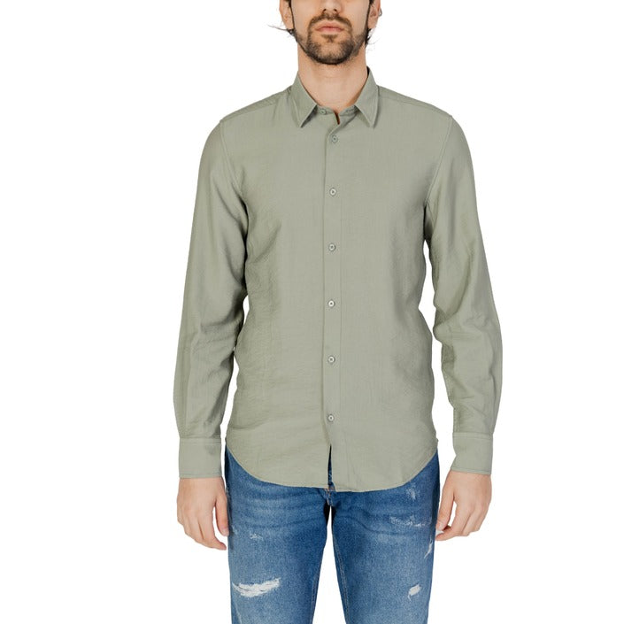 Antony Morato Minimalist Khaki Green Collar