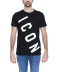 Icon Logo Pure Cotton T-Shirt - black